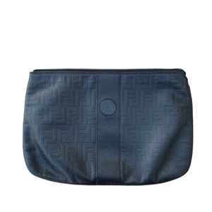 Vintage FENDI  Roma Italy  1925 Large Clutch 14x10